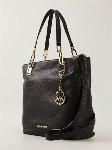 black michael kors portfolio|michael kors black purses.